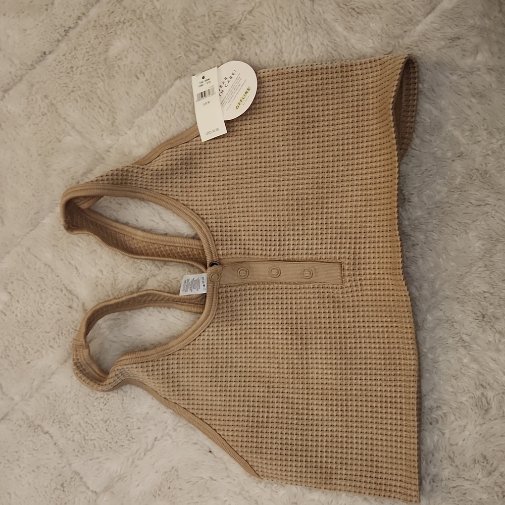 NWT AERIE WAFFLE BRA TOP